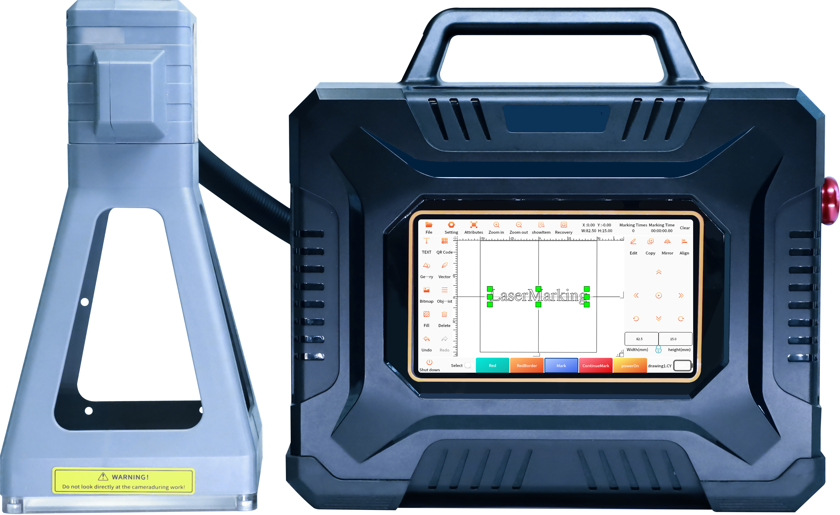 Máquina de gravação Laser a Bateria