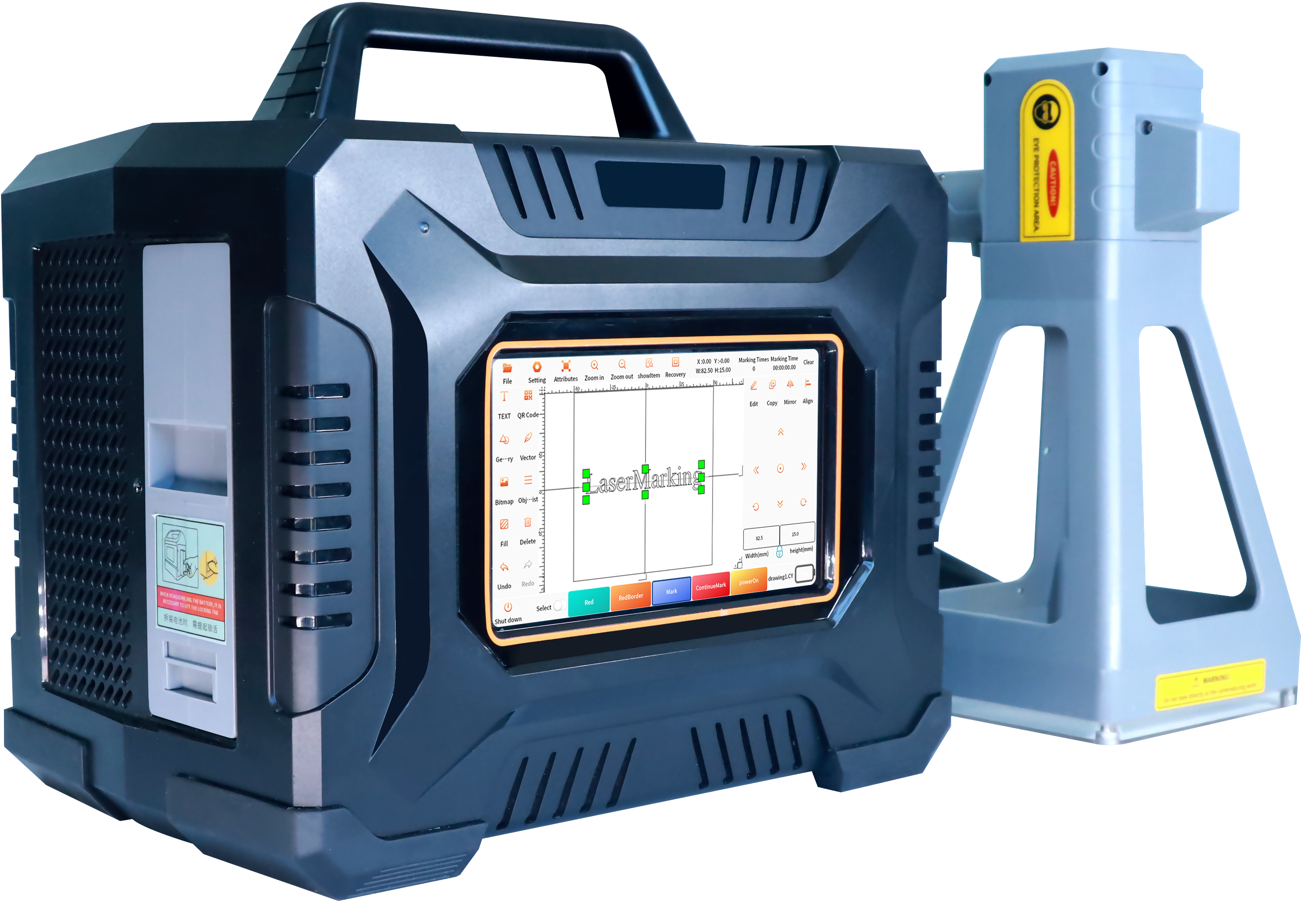 Máquina de gravação Laser a Bateria