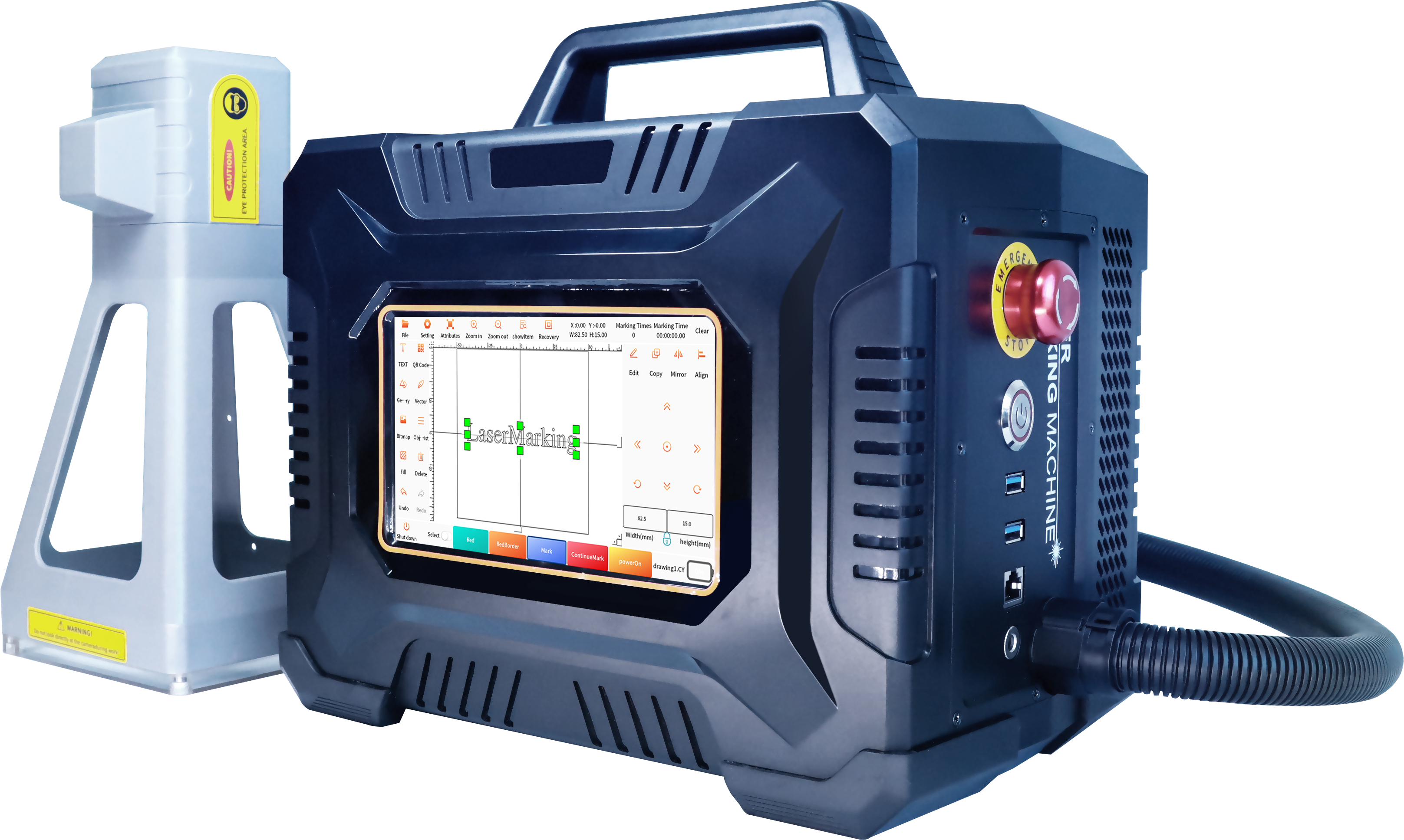 Máquina de gravação Laser a Bateria