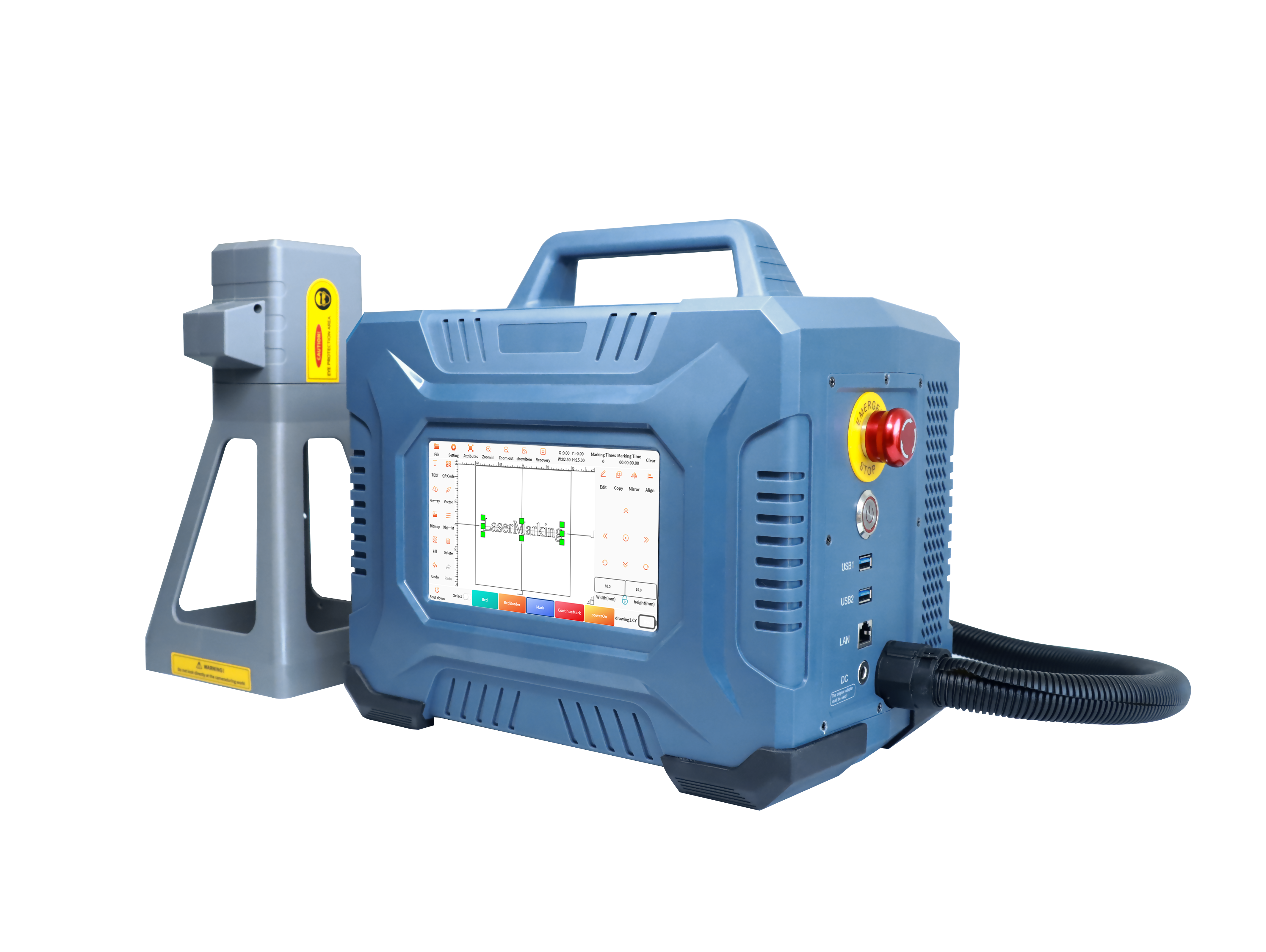 Máquina de gravação Laser a Bateria