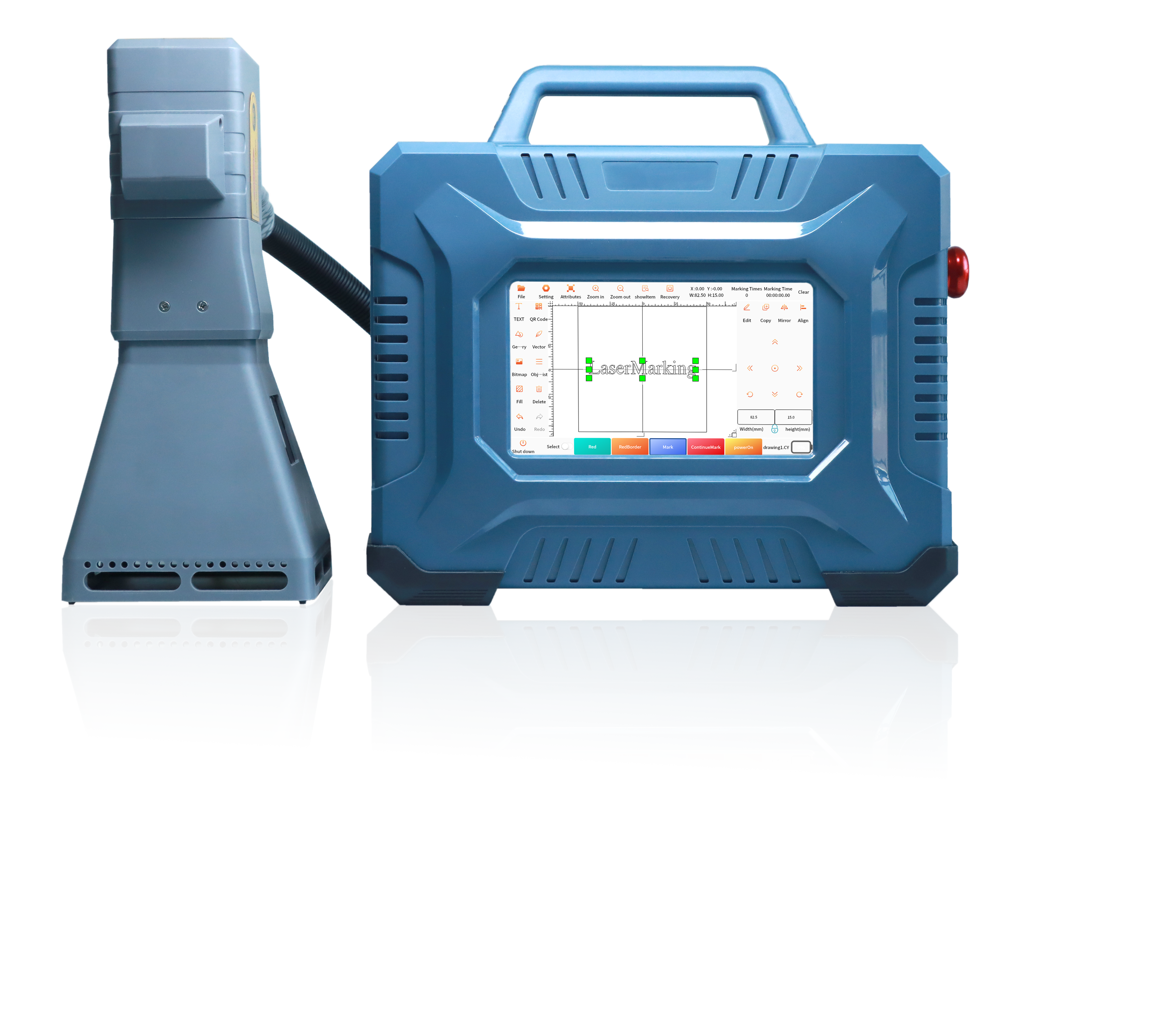Máquina de gravação Laser a Bateria