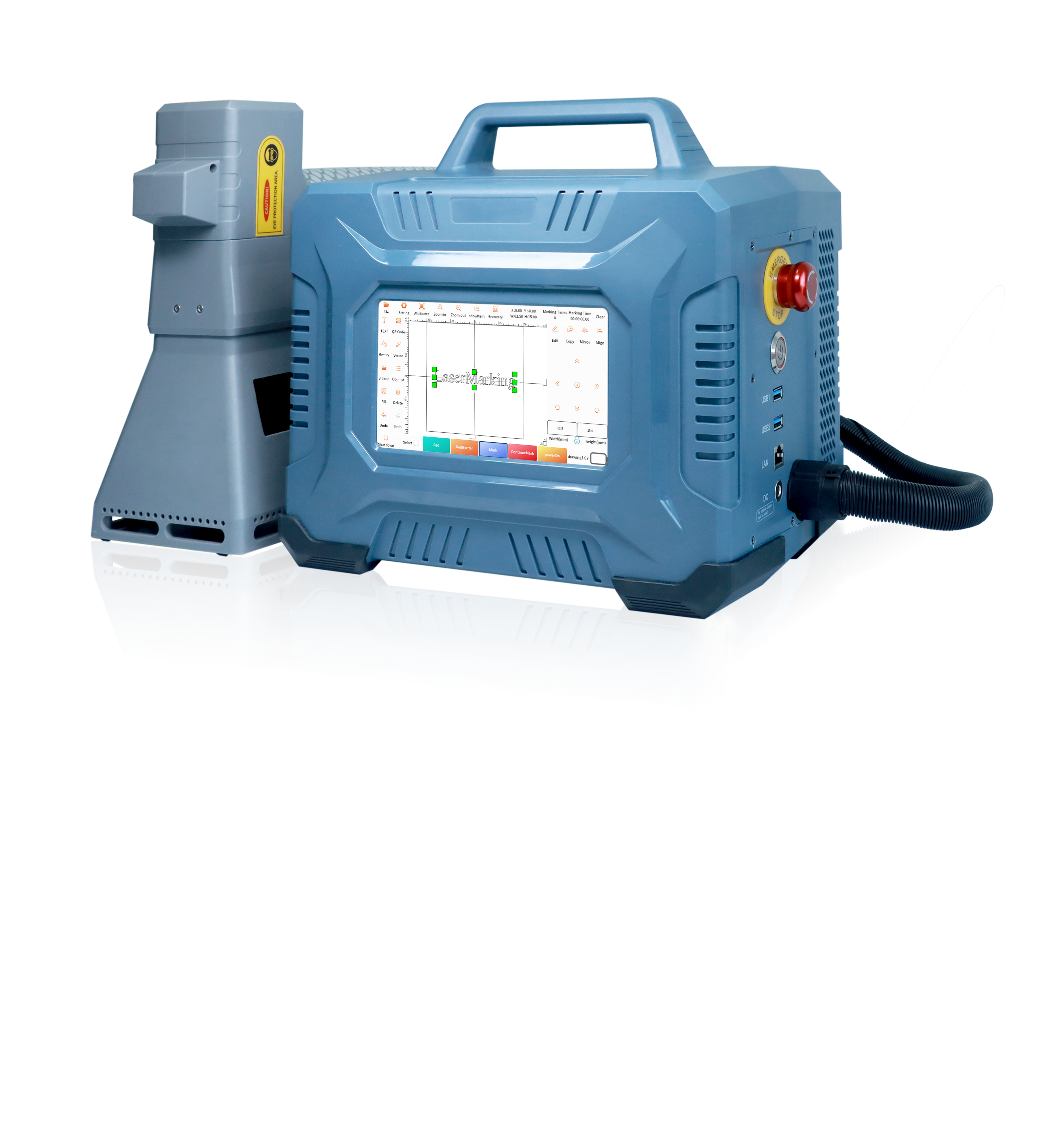 Máquina de gravação Laser a Bateria